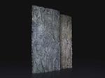 Riesen-Granit-Optik-Paneel Kunststoff 228x113x8cm LxBxT NEU Rock 2. Kunstfelsen-Platte