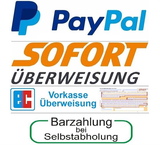 Zahlungsmethoden in unserem Webshop